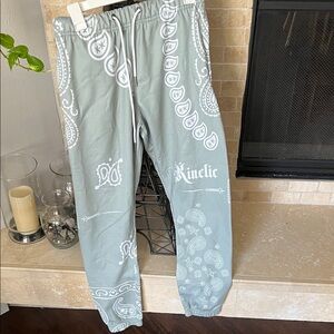 Gray Patterned Bottoms by Kinetic Kings - medium